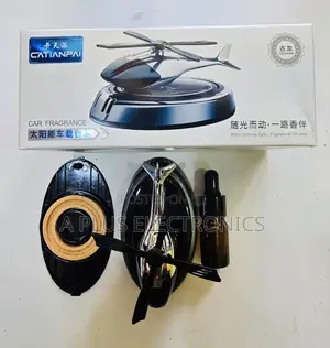  Car Fragrance With Solar Panel for Spinning