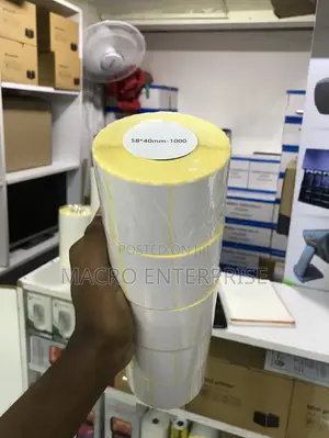 Thermal Asset Tag Labels 58x40mm-1000pk for Barcode Inventory Tracking