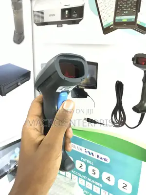 Syble Wired Handheld Scanner Xb-2055 - For Inventory Counts With Stand