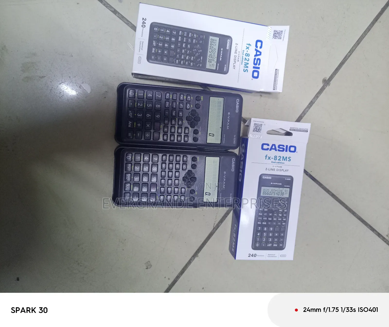 Casio Calculator Fx-82sm 2 Nd Edition