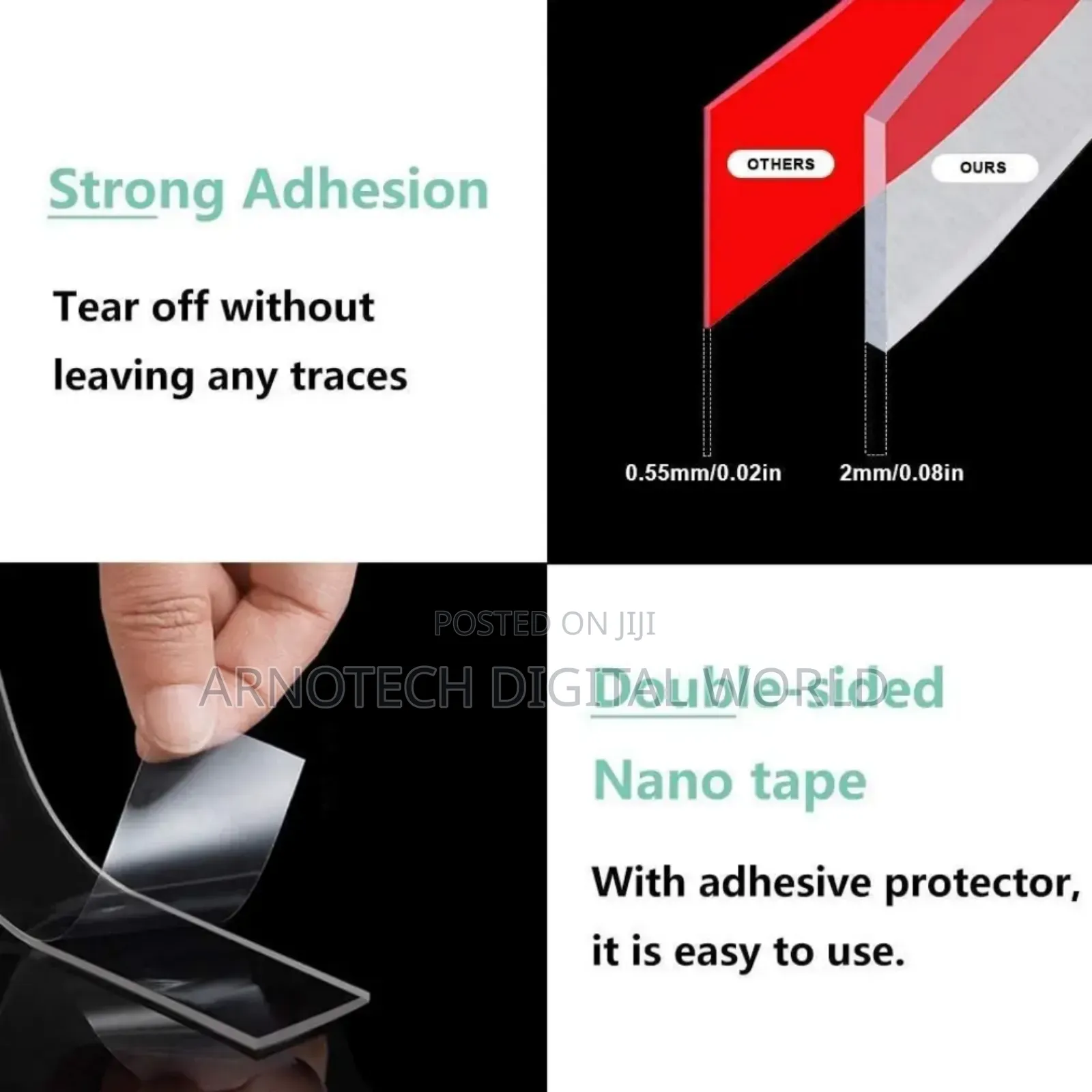 Removable Double Sided Nano Adhesive Tape