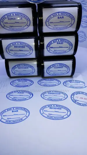 Plain Self Inking Rubber Stamps (Oval, Circular and Rectangular)