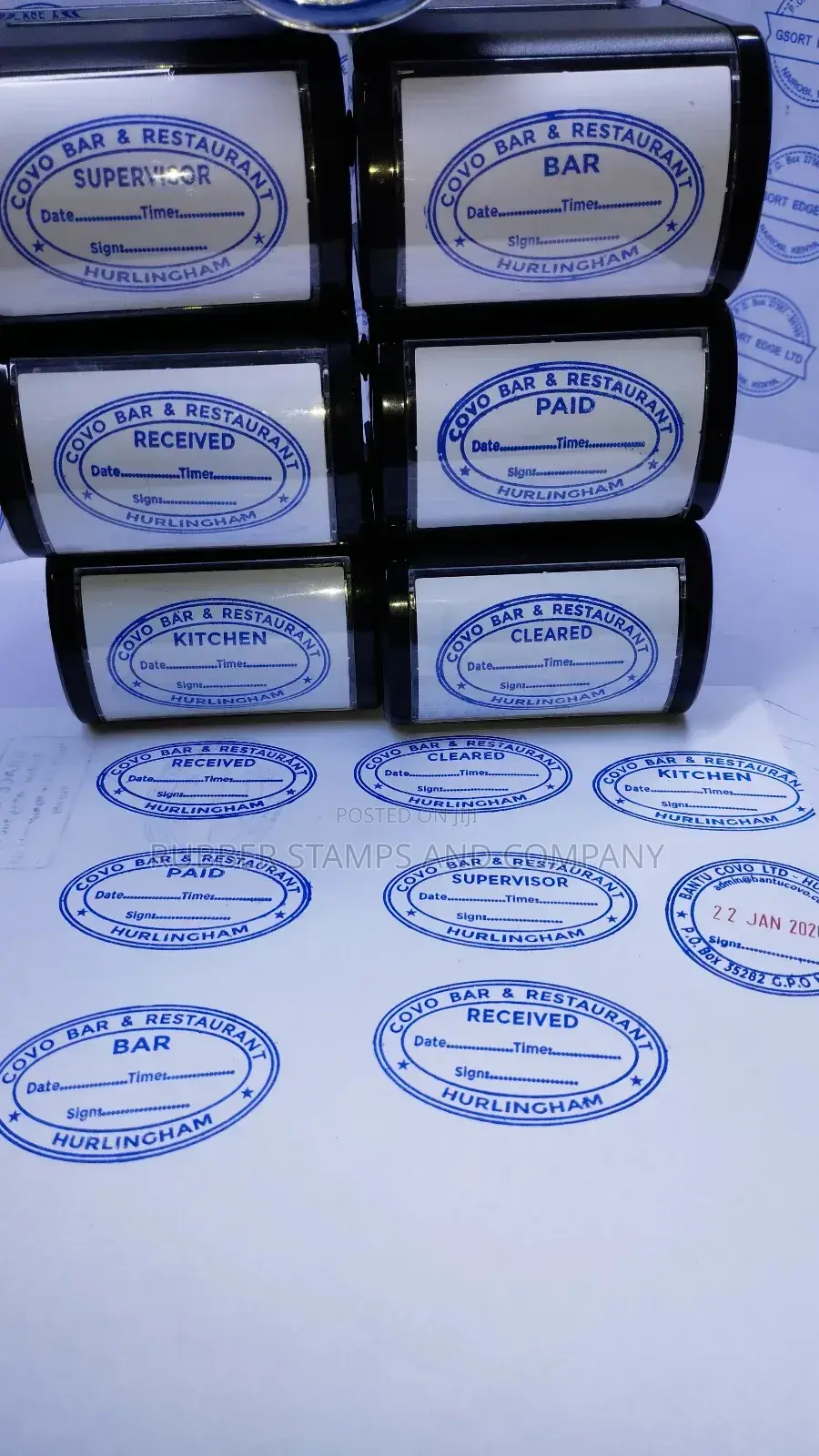 Plain Self Inking Rubber Stamps (Oval, Circular and Rectangular)