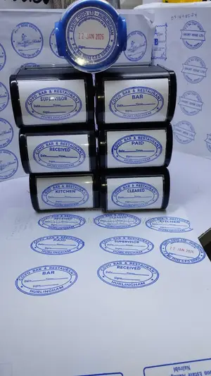 Plain Self Inking Rubber Stamps (Oval, Circular and Rectangular)