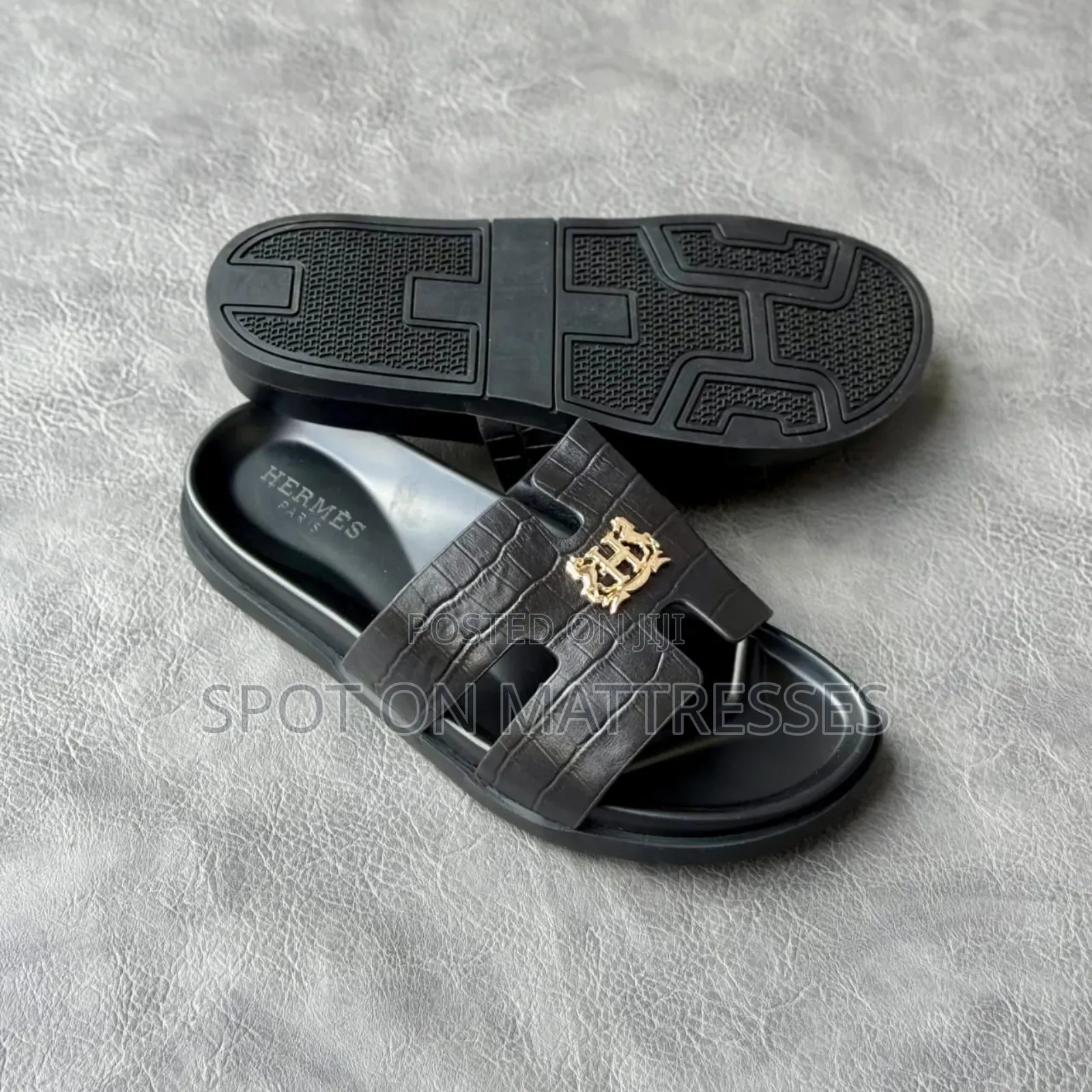 Classic Hermes Sandals For Men. Available Sizes 40-46.