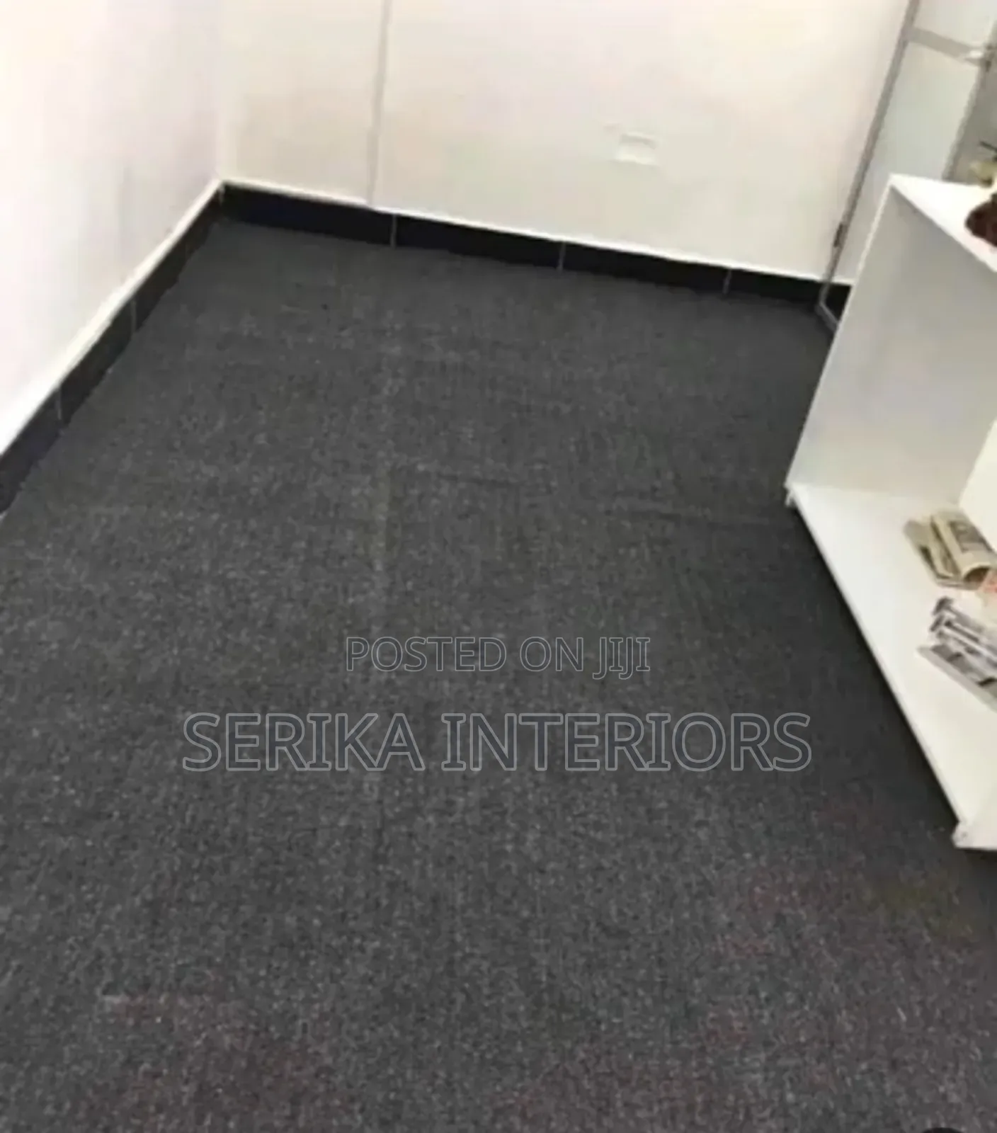 Dark Grey Wall to Wall Carpets Environmental Friendly Justice