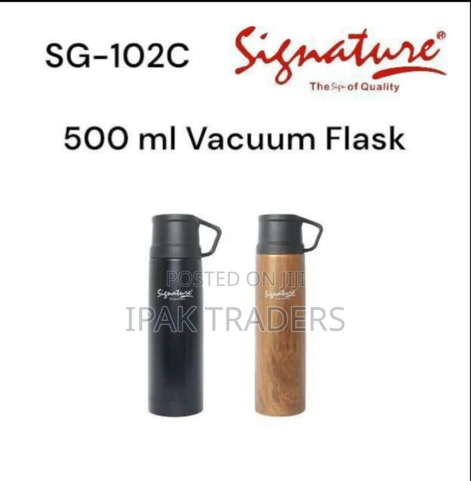 *Signature 500ml Unbreakable Flask