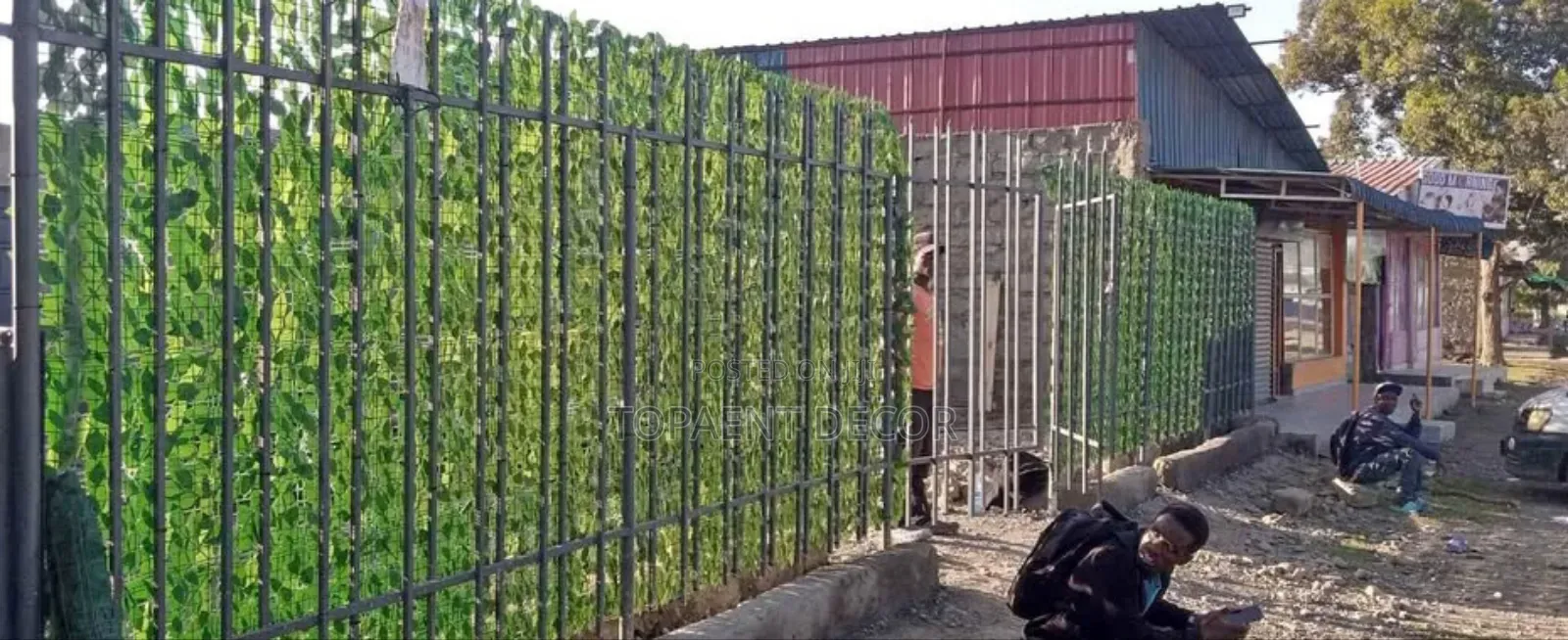 Balcony Privacy Without Construction Green Artificial Privacy Fence