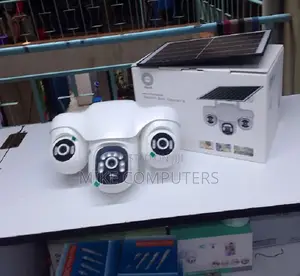 Solar Camera 4g Simcard 360 Degree Triple Lens Camera