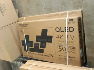Vision Plus 50′′ Vp8850qv Qled Vidaa Tv With Speaker System 