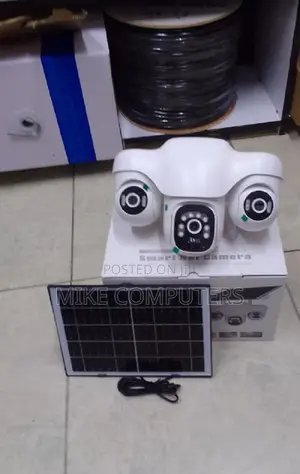 Solar 6mp Triple Lens Outdoor Camera 4g Remote