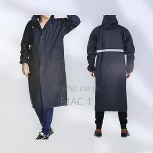Long Hooded Waterproof Raincoat