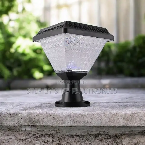 Solar Led Garden Post Lamp With Automatic Night Lighting