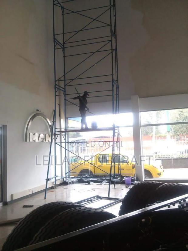 Scaffolding Hframes With Bracings Tubes