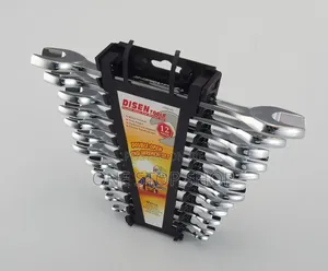 12pc Mirror Polished Double Open Spanner Set