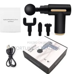 Portable and Rechargeable Massage Gun 5 in 1