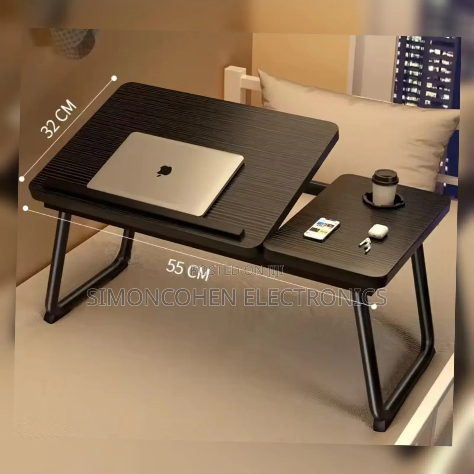 Adjustable Laptop Stand Desk With Foldable Legs