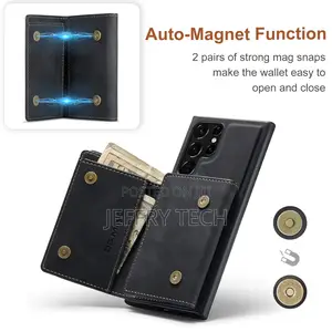 Oideal 2 in 1 Wallet Case Samsung Galaxy S22 Ultra, Dg.Ming Leather