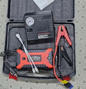 Portable Car Jumpstarter High-Power Jumpstarting - Easy Storage