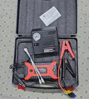 Portable Car Jump Starter With Air Compressor for Vehicle Maintenance