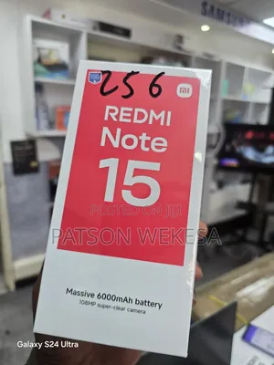 New Xiaomi Redmi Note 15 256 GB Black