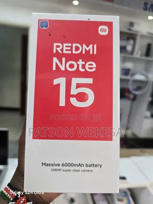 New Xiaomi Redmi Note 15 128 GB Black