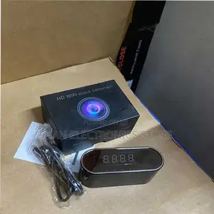 Portable Wireless Nanny Cam 1080p Video Quality Digital Wall Clock Cam