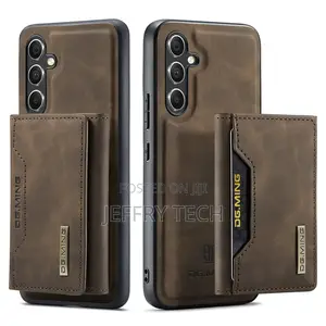 Angert Dg.Ming 2 in 1 Detachable Mag Wallet Leather Galaxy A55 Case