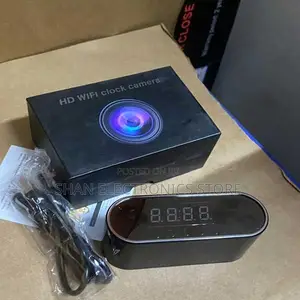 Office Surveillance No Audio Digital Wall Clock Camera 1080p Quality