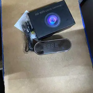 150 Degree 1080p Lens Digital Clock Portable Rechargeable Night Vision