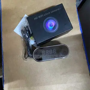 Table Clock Spy Camera, Remote Viewing, Footage Recording 1080p Lens