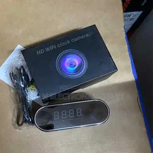 Portable Rechargeable Table Clock Spy Cam 150 Degree and 1080p Lens