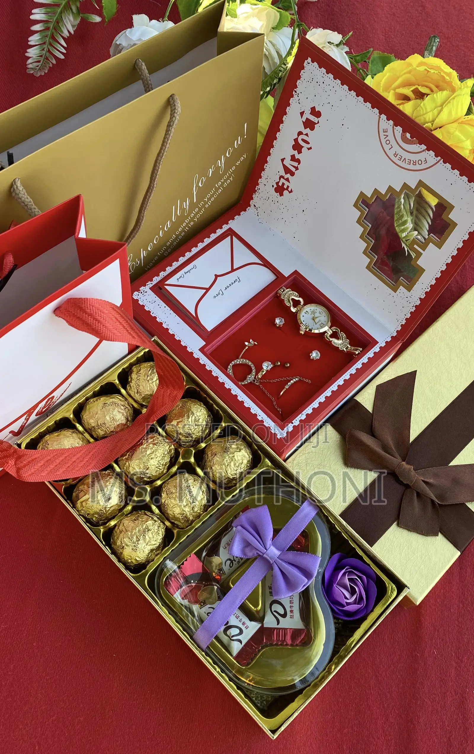 Premium Chocolate Pack Candy Chocolate Valentines Ladies Gift Set