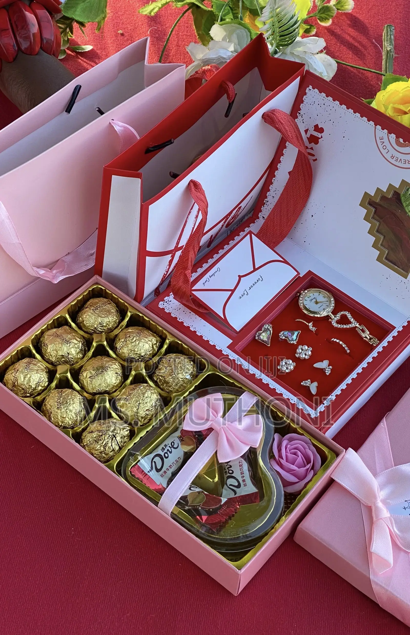 Premium Chocolate Pack Candy Chocolate Valentines Ladies Gift Set