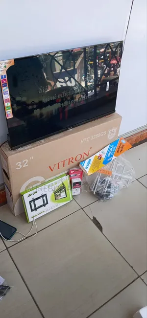 Vitron 32′′ Qled Smart Android Tv Flameless Bluetooth + Free Gift