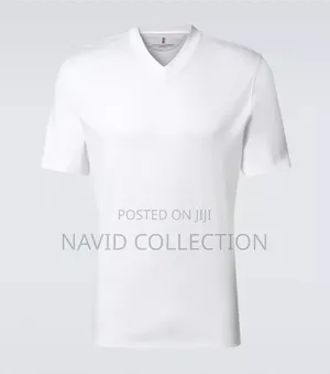 White Vneck Tshirt