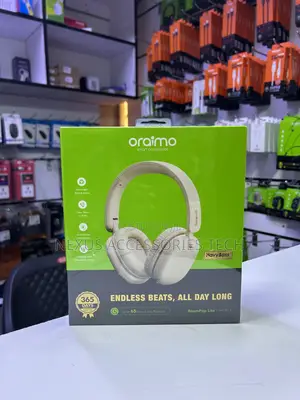 Oraimo Boompop Lite Wireless Headphones - Original/White Color