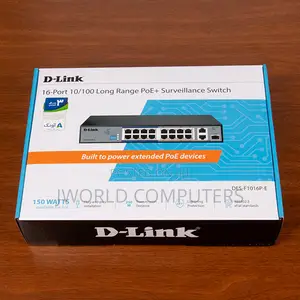 D-Link Des-F1016p-E 16-Port Fast Ethernet