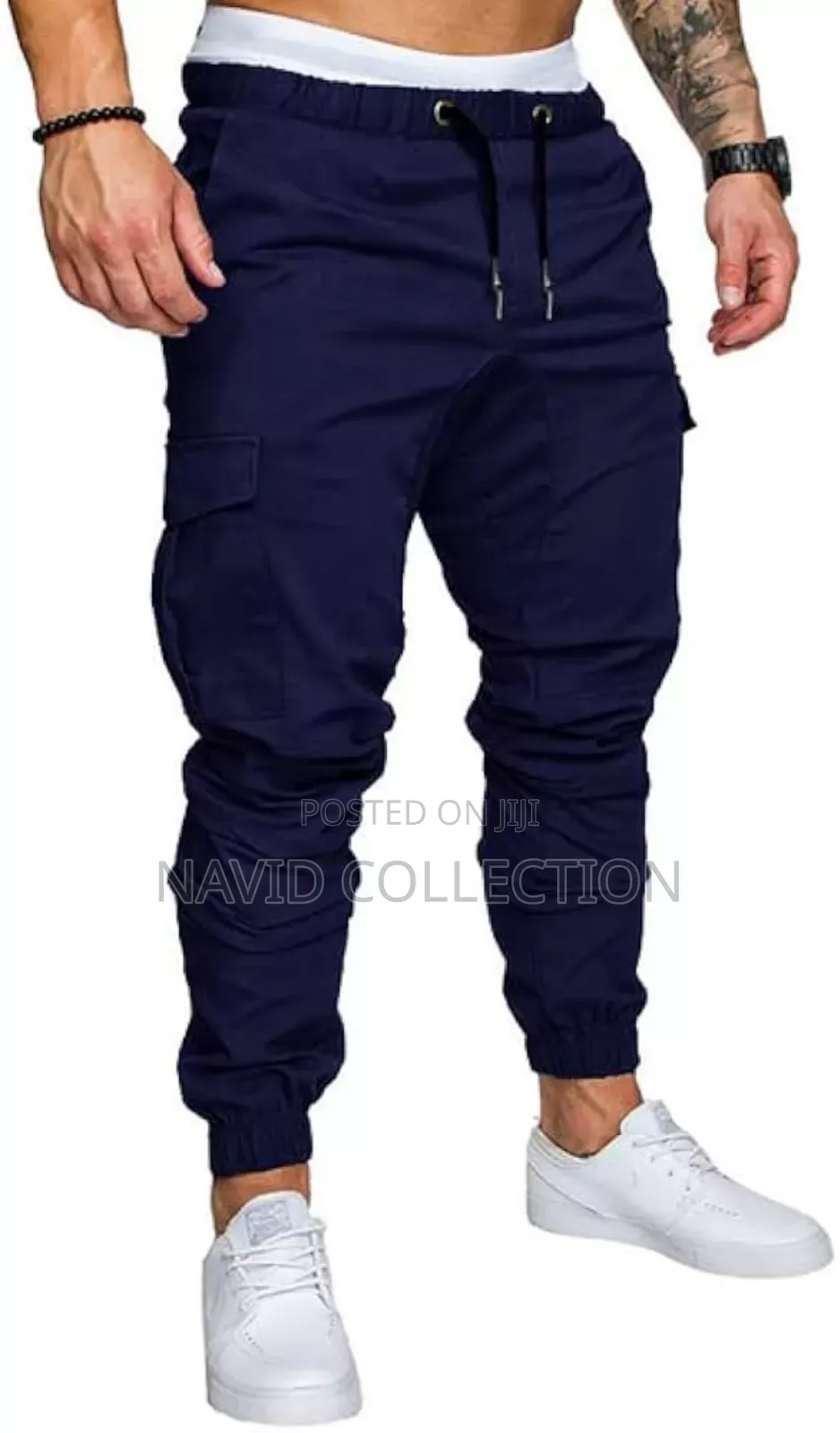 Grey/Dark Blue Cargo Pant