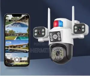 6mp Triple Lens Full Color Wireless Wifi PTZ Ip Dome
