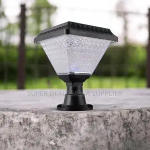 Outdoor Solar Led Post Lamp for Garden and Pathway Use