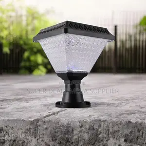 Solar Led Garden Post Lamp With Automatic Night Lighting