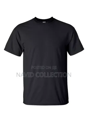 Black Round Neck Tshirt