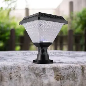 Solar Led Fence Post Lamp for Garden and Yard Lighting