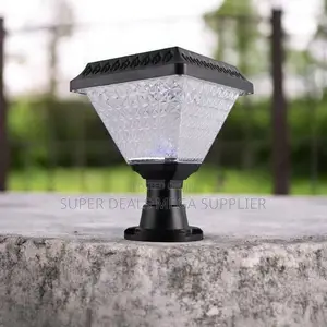 Automatic Solar Led Garden Post Light for Outdoor Use