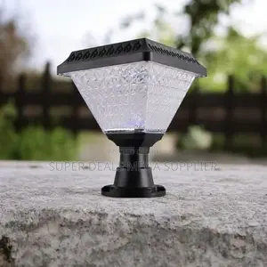 Energy Efficient Solar Garden Post Lamp With Led