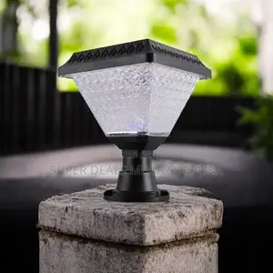 Solar Powered Outdoor Post Light for Yard and Pathway