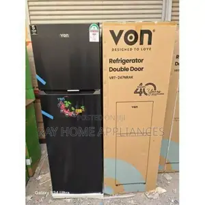 Von 247litres Double Door Fridge No Frost