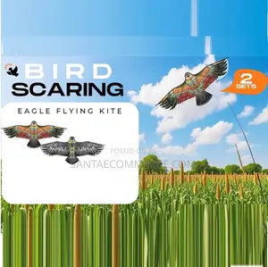 2 PCS Eagle Hawk Crop Farming Bird Scare Deterrent Pest Control Kite