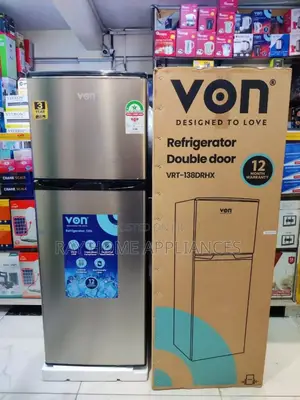 Von 138litres Double Door Refrigerator